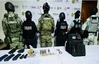 Imagen Aseguran armas y equipo táctico en operativo con fuerzas federales en Tuxpan; sin detenidos