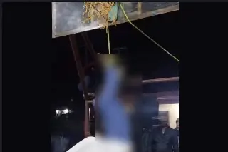 Imagen Fue colgado sin pantalones tras ser acusado de presunto abuso a mujer en Chiapas