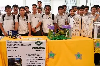 Imagen Estudiantes del Conalep Veracruz I muestran su Gen Técnico a la comunidad 