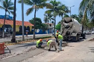 Imagen Cierre parcial en bulevar de Veracruz por reposición de concreto