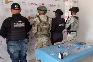 Imagen Aseguran droga, tabla de castigo y cámaras en Cosamaloapan