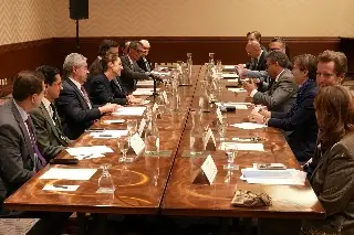 Imagen Sheinbaum promueve el 'Plan México' ante empresarios canadienses en la Cumbre del G7