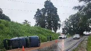 Imagen Cierre por accidente en esta autopista de Veracruz. Precaución 