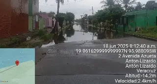 Imagen Inundación en la Riviera Veracruzana, hay cierre vial