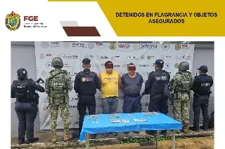 Imagen Dos personas detenidas durante cateo en Actopan 
