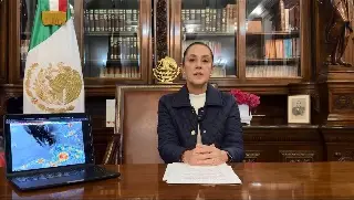 Imagen Sheinbaum pide a población resguardarse ante impacto de huracán Erik en Guerrero y Oaxaca