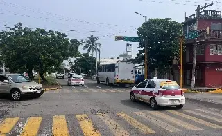 Imagen Semáforos sin funcionar en la avenida Cuauhtémoc