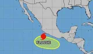 Imagen Se forma el huracán 'Flossie' en el Pacífico mexicano