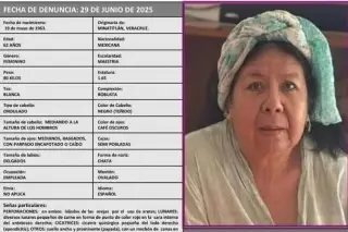 Imagen Adulta mayor es hallada sin vida; fue reportada como desaparecida Minatitlán