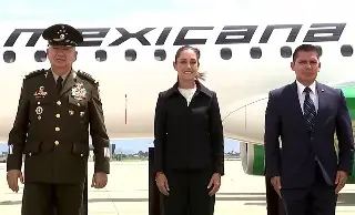 ‘Recuperación de Mexicana de Aviación no es un capricho’, afirma Sheinbaum