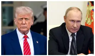 Imagen Trump mantiene llamada con Putin, pero no logra 'avances' hacia una tregua en Ucrania