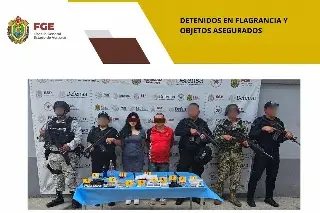 Dos personas detenidas tras cateo en Xalapa