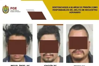 Los sentencian a 90 años de prisión por el delito de secuestro 