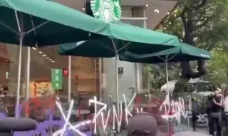 Imagen Marchan contra la gentrificación en la CDMX, termina en vandalismo