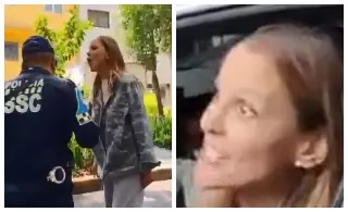Imagen ‘Lady Racista’ insulta a policía de CDMX; iba a inmovilizar su auto por no pagar parquímetro (+Video)