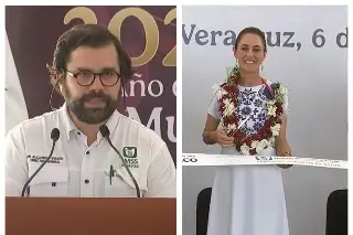 Imagen Sheinbaum y Alejandro Svarch anuncia inversión en hospitales y obras para Veracruz