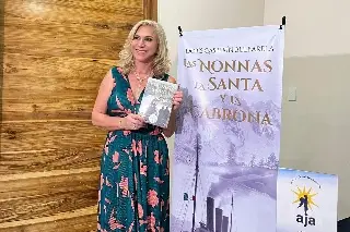 Presentan en Veracruz el libro 'Las Nonnas, La Santa y La Cabrona', de Doris Gasperín