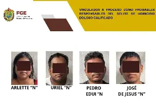 Imagen Los vinculan a proceso por presunto homicidio doloso calificado al sur de Veracruz 
