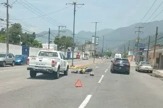 Accidentes en diferentes municipios de Veracruz dejan 2 lesionados 