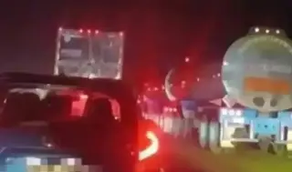 Imagen Se registra cierre parcial de circulación en autopista de Veracruz; es por esta razón