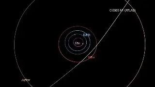 Imagen Un cometa interestelar entró al sistema solar 