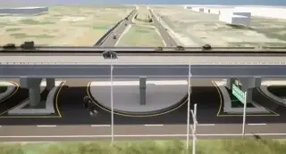 Imagen Habrá cierres viales por construcción de puente frente a Tamsa