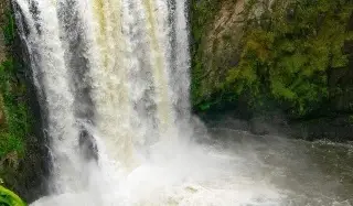 Imagen Buscan a 2 menores de edad que cayeron a cascada en Tlapacoyan, Veracruz 