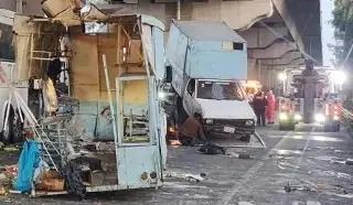 Se accidentan comerciantes de Córdoba en autopista Puebla - México; reportan 10 heridos
