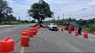 Imagen Cierre parcial de la carretera federal Veracruz-Xalapa y el acceso al Kilómetro 13.5