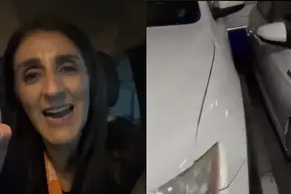 Así encerraron a la actriz Bárbara Torres en estacionamiento (+Video)