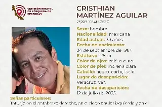 Desaparece hombre en el puerto de Veracruz; aquí sus características