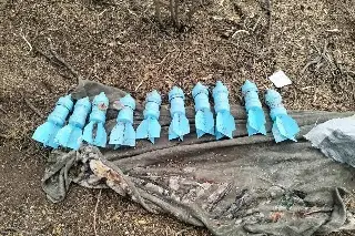 Imagen Sedena aseguran 10 granadas para lanzar desde drones en Sonora