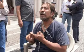 Imagen '¿Dónde está el estado cuando más se le necesita?': Ciudadano en huelga de hambre en Xalapa