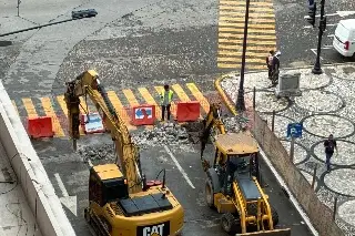 Imagen Nuevo cierre vial en avenida Independencia por obras en el centro de Veracruz 