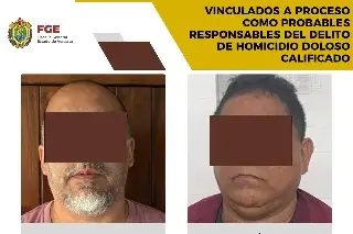 Imagen Los vinculan a proceso por presunto homicidio doloso calificado al sur de Veracruz