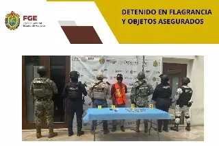 Imagen Cateo deja un detenido y objetos asegurados en colonia de Fortín, Veracruz 