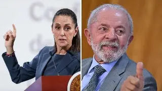 Imagen Llamada Lula - Sheinbaum: gobierno de Brasil va por mayor cooperación económica con México