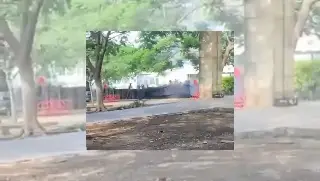 Imagen Balacera en Omealca: atacan a balazos base de la Policía Estatal