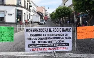 Imagen Docentes exigen a gobierno del estado pago de poliza de seguro institucional