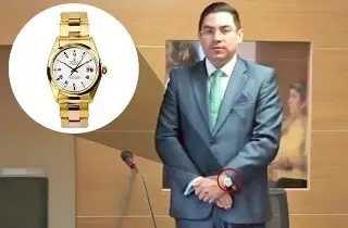 Imagen Exhiben a funcionario que investiga huachicol en Aduanas que ha pagado 8 mdp en efectivo por relojes