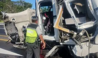 Imagen Hay cierre por accidente en esta carretera de Veracruz