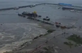 Imagen Así azotó el tsunami a las islas Kuriles de Rusia (+Video)