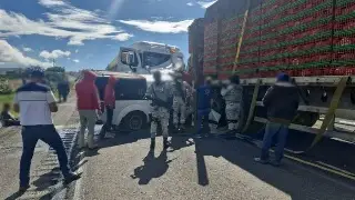 Imagen Se registra accidente múltiple en autopista de Veracruz; hay 3 lesionados 