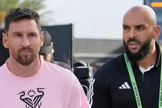 Imagen Expulsan de la Leagues Cup a guardaespaldas de Messi; empujó a jugadores del Atlas