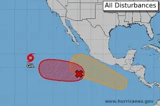 Imagen Monitorean a 'Gil', el quinto huracán de la temporada. Estos son sus vientos máximos