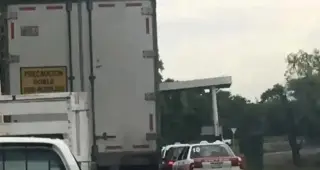 Imagen Hay cierre parcial de circulación en autopista de Veracruz 