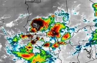 Imagen Emerge Onda Tropical al Atlántico Oriental 
