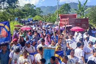 Imagen Marchan miles de indígenas en Chiapas en contra de megaproyectos de la 4T