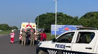 Imagen Motociclista derrapó en Nuevo Veracruz 