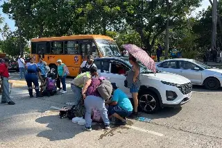 Imagen Camioneta atropella 2 mujeres en la ciudad de Veracruz 